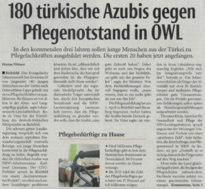 10 türkische Azubis gegen Pflegenotstand in OWL